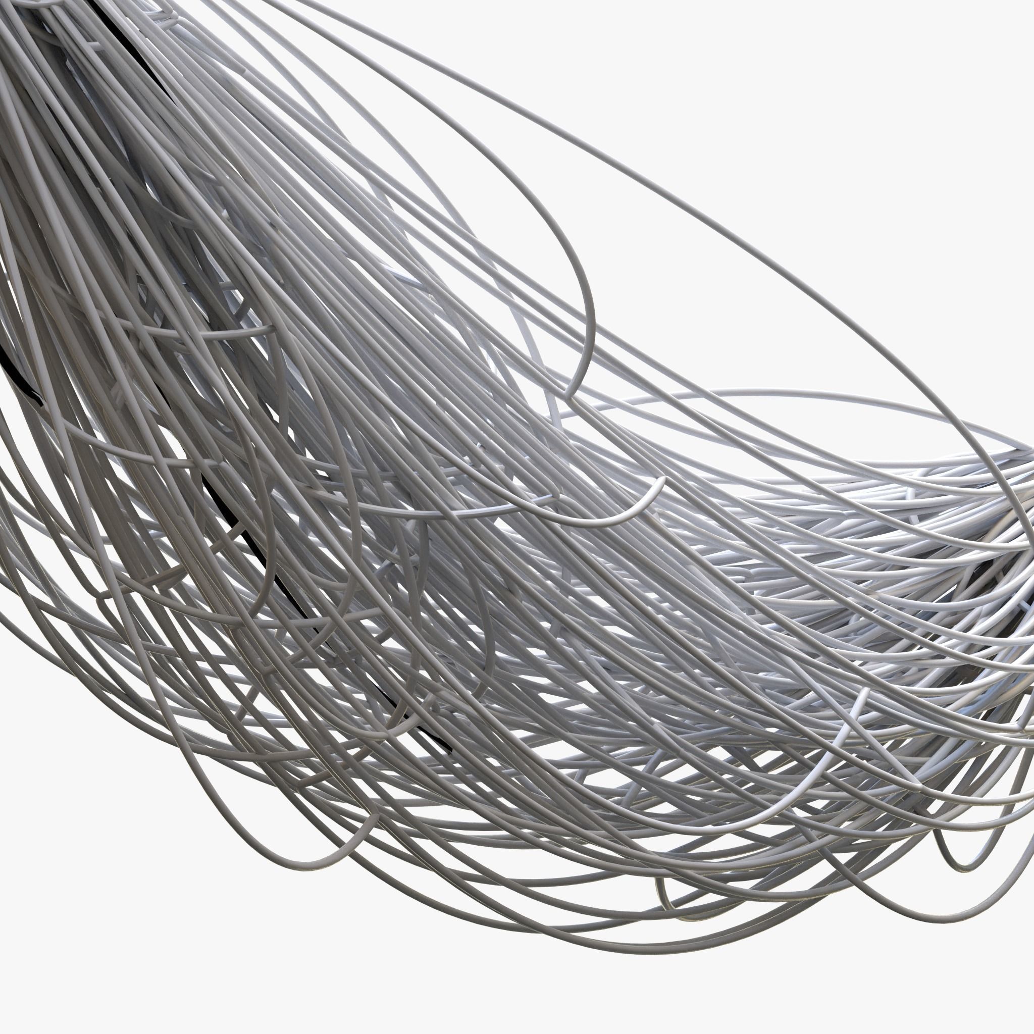 Cable Wire Web 3D model_2