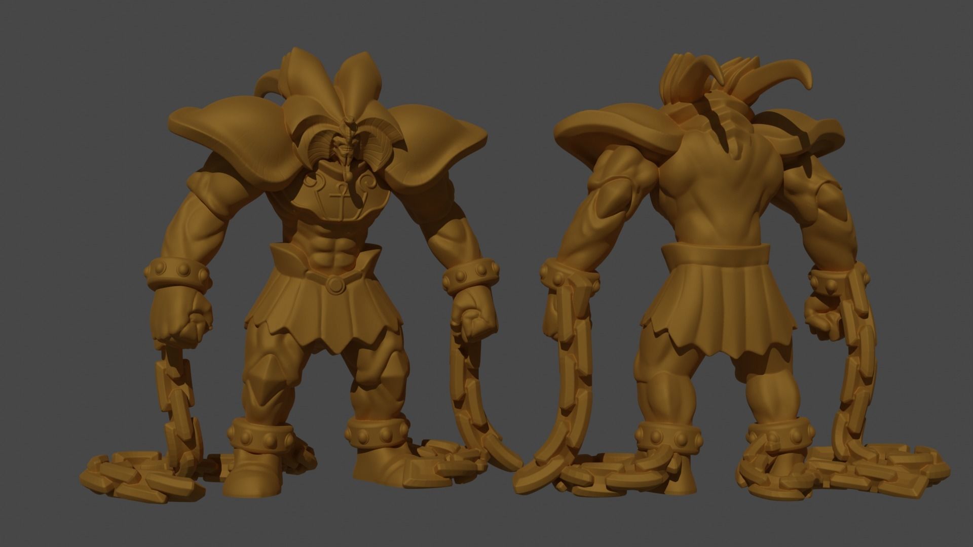 Exodia the Forbidden One Yu Gi Oh 3D model 3D printable | CGTrader