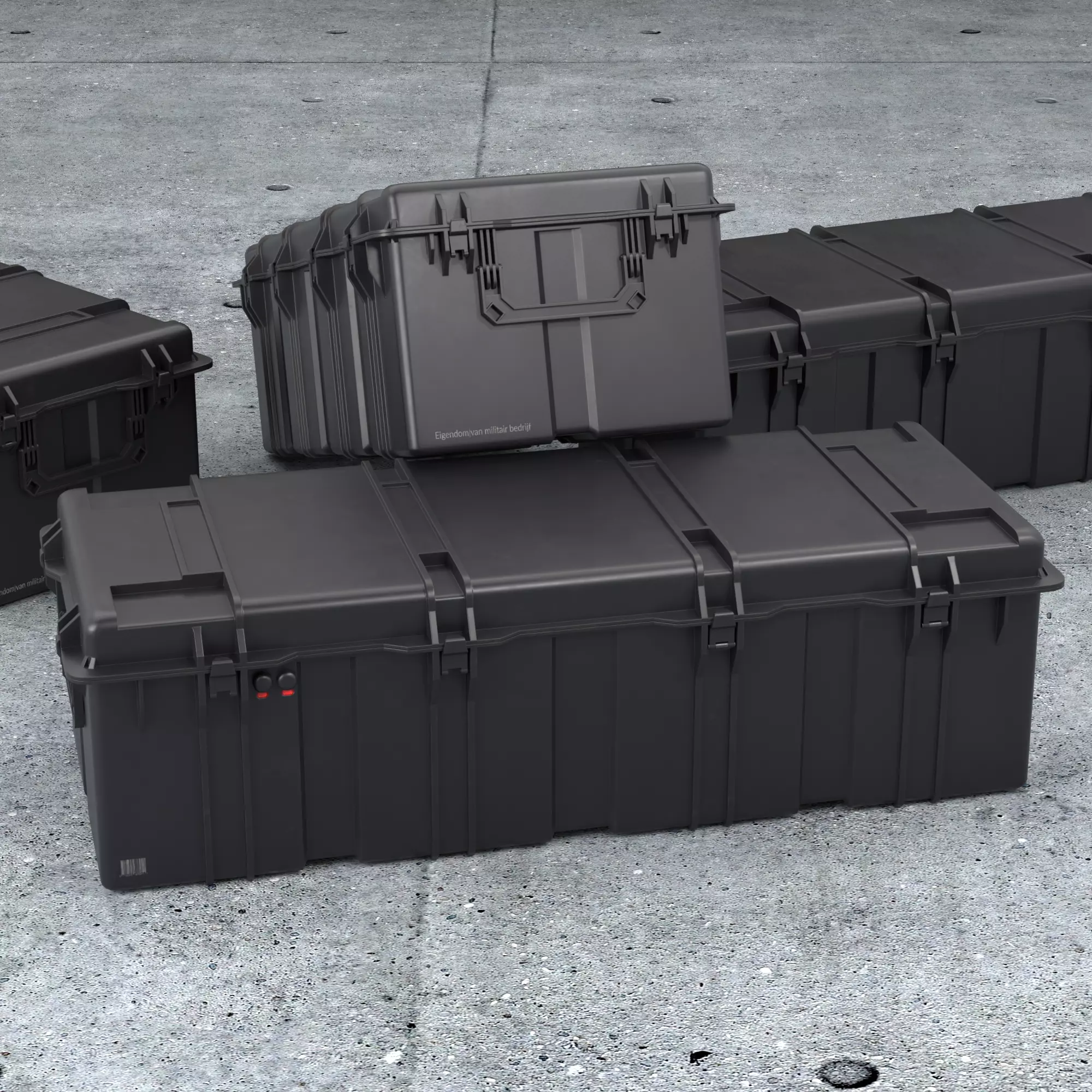 Weapon case Low-poly 3D model