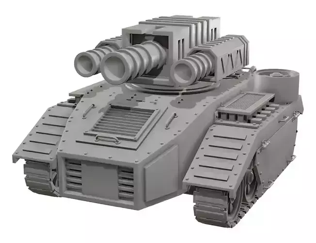 Concept Tank 3 - Only Mesh 3D model