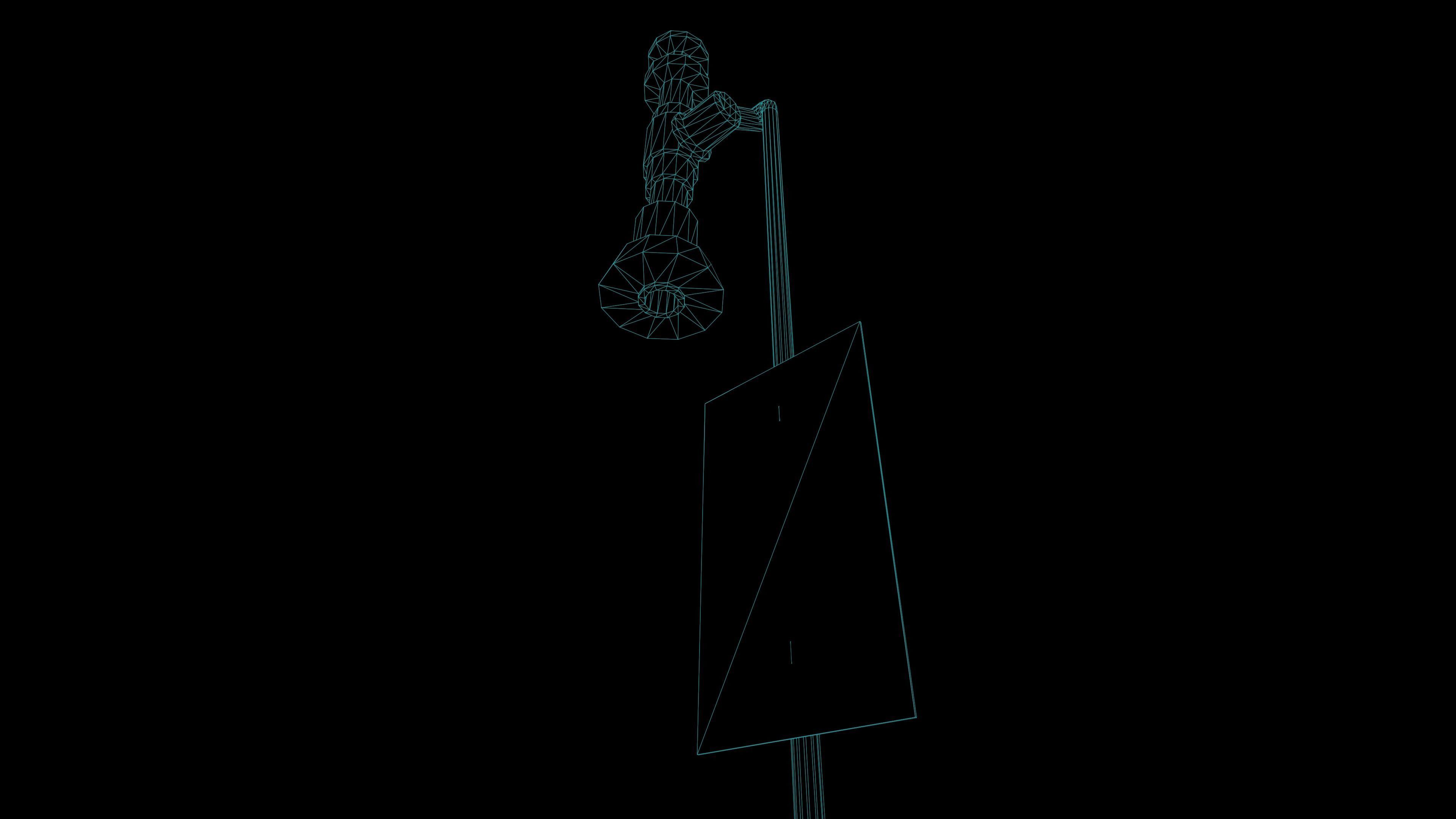 BROEN-LAB Emergency Shower Low-poly 3D model_7