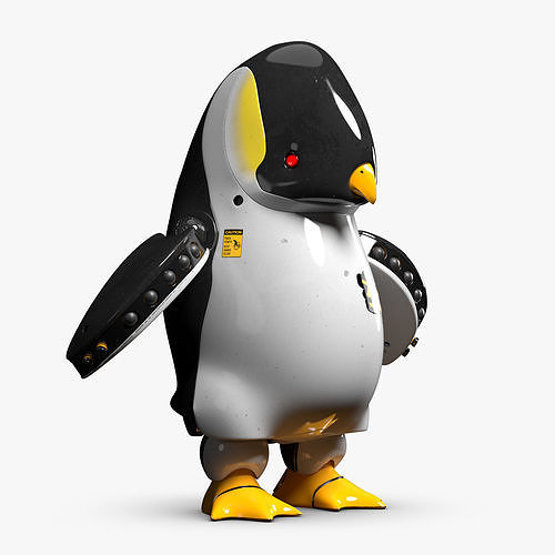 Penguin Robot 3DS Max 3D model