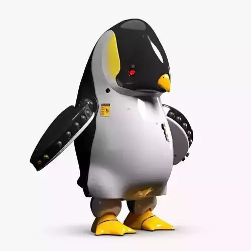 Penguin Robot 3DS Max 3D model