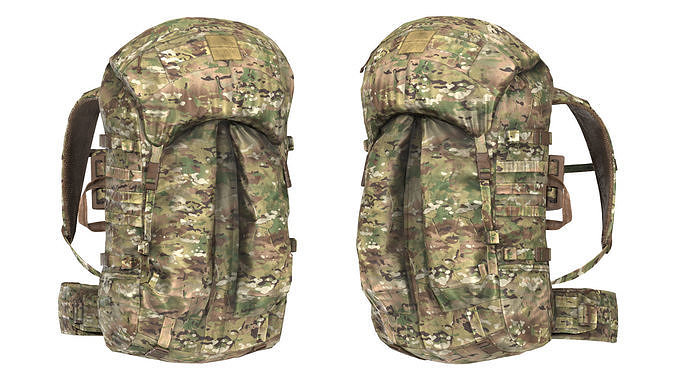 MYSTERY RANCH SATL ASSAULT RUCK Low-poly 3D model