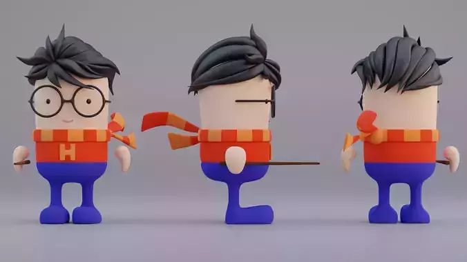 Lowpoly Human character 3