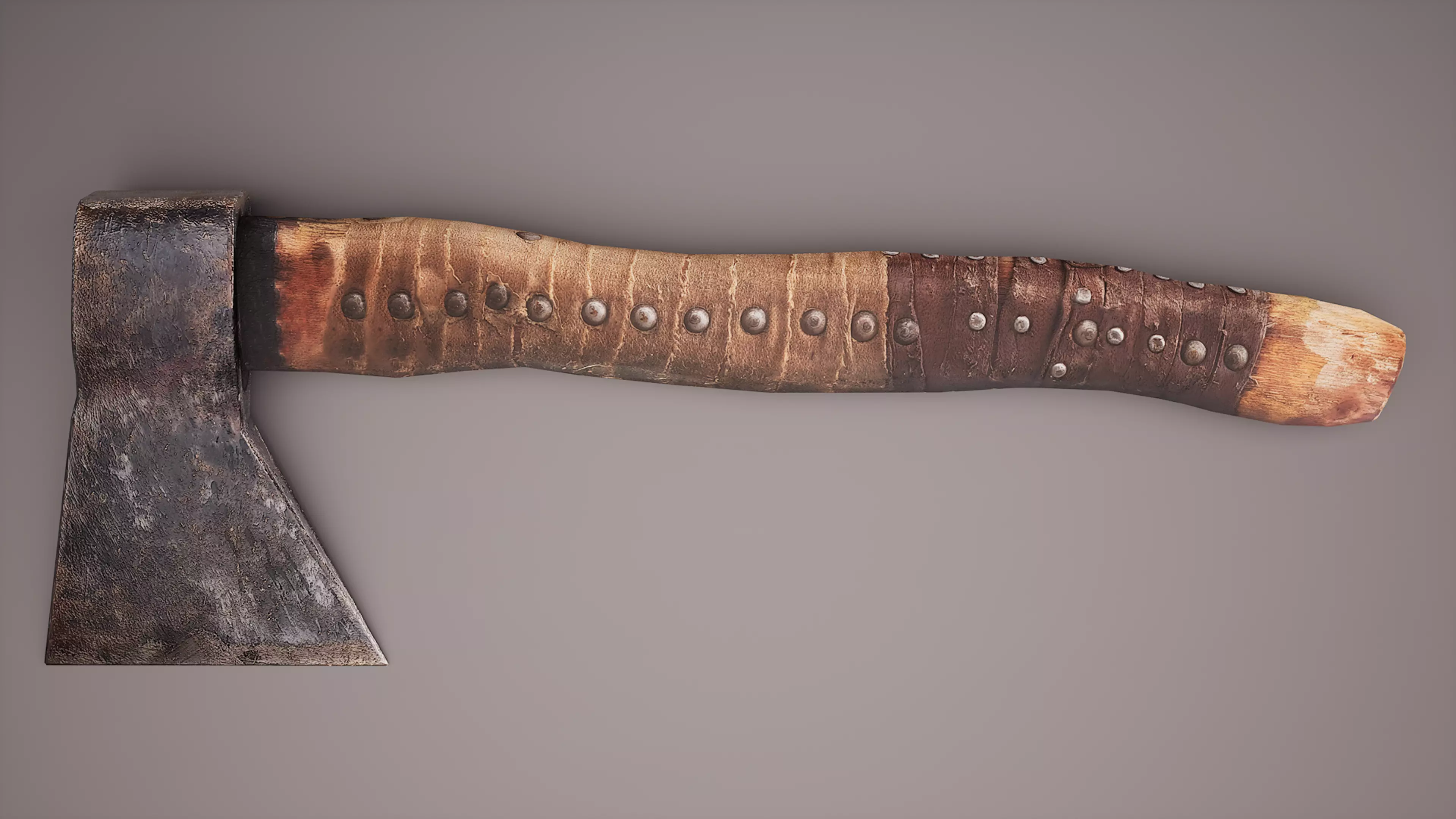 Low-poly Axe Low-poly 3D model_0