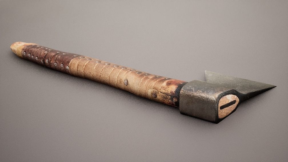 Low-poly Axe Low-poly 3D model_5