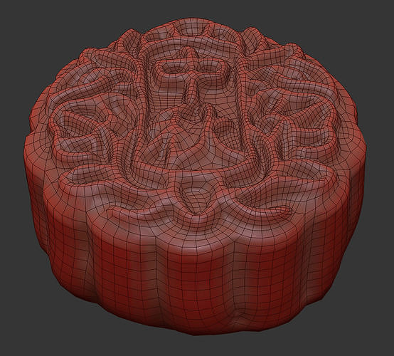 Moon Cake 3D model 7