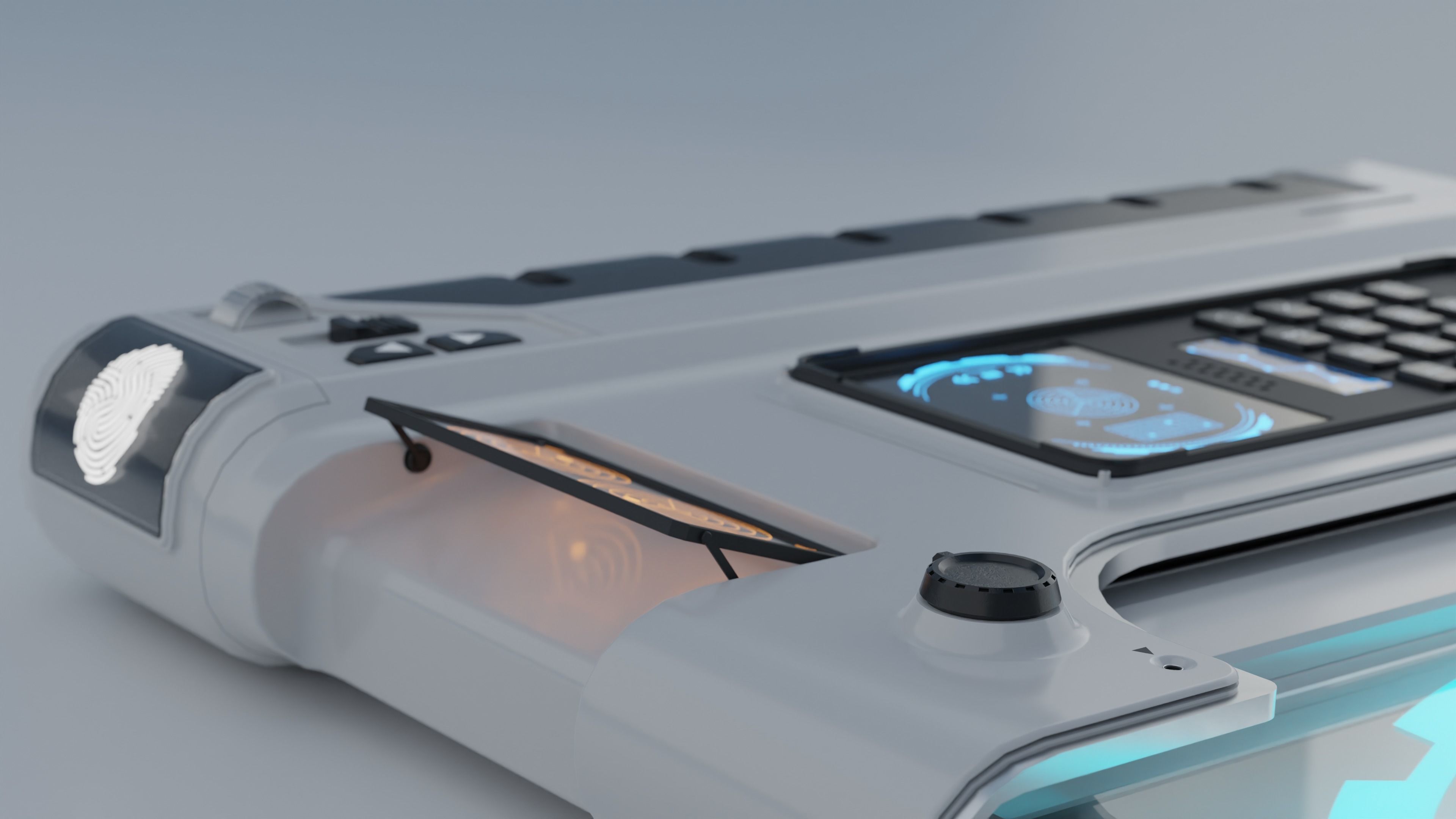 Sci-Fi Controller-Screen 3D model_4