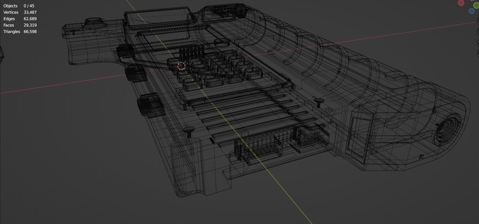 Sci-Fi Controller-Screen 3D model_15