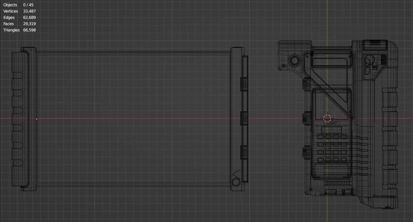Sci-Fi Controller-Screen 3D model_14