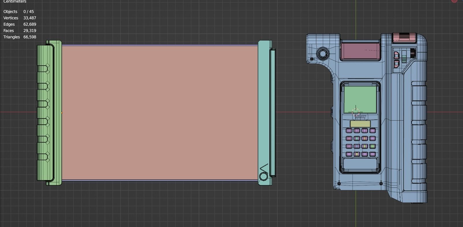 Sci-Fi Controller-Screen 3D model_9