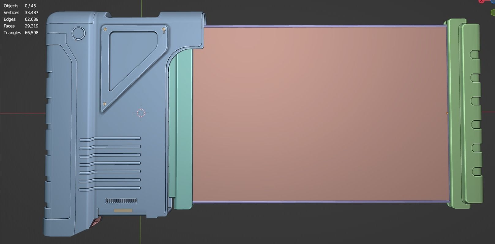 Sci-Fi Controller-Screen 3D model_11