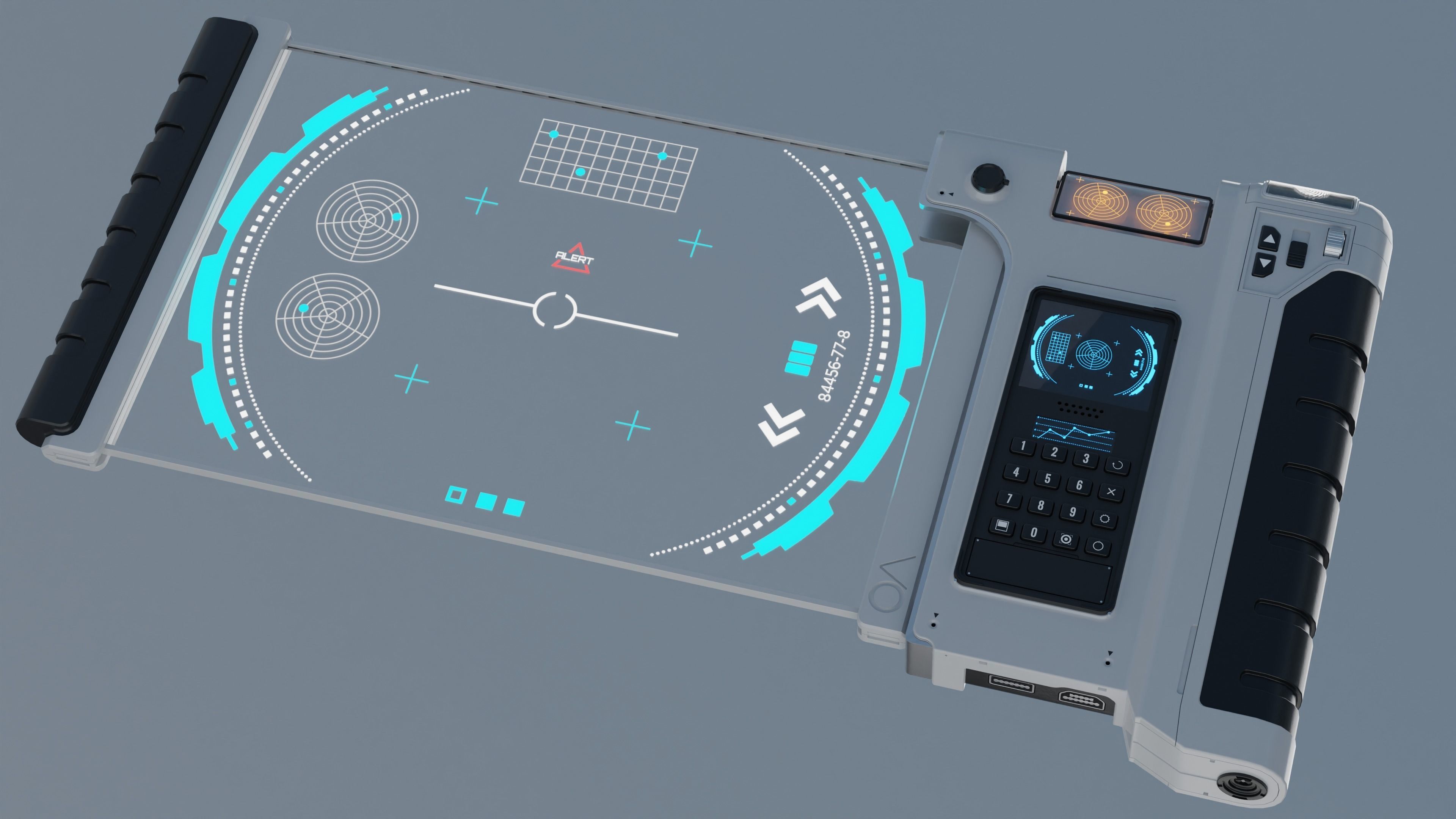 Sci-Fi Controller-Screen 3D model_2
