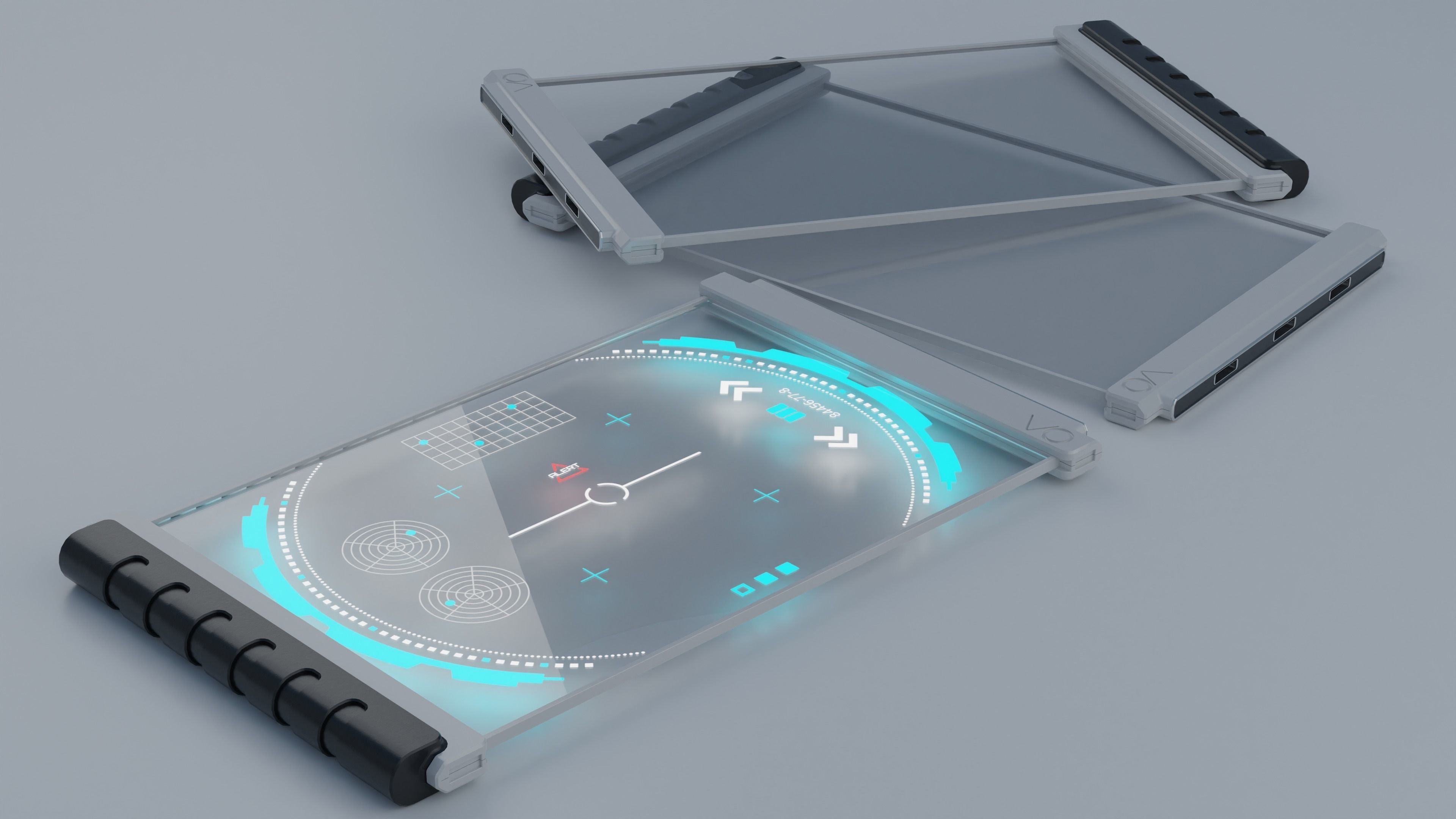 Sci-Fi Controller-Screen 3D model_6