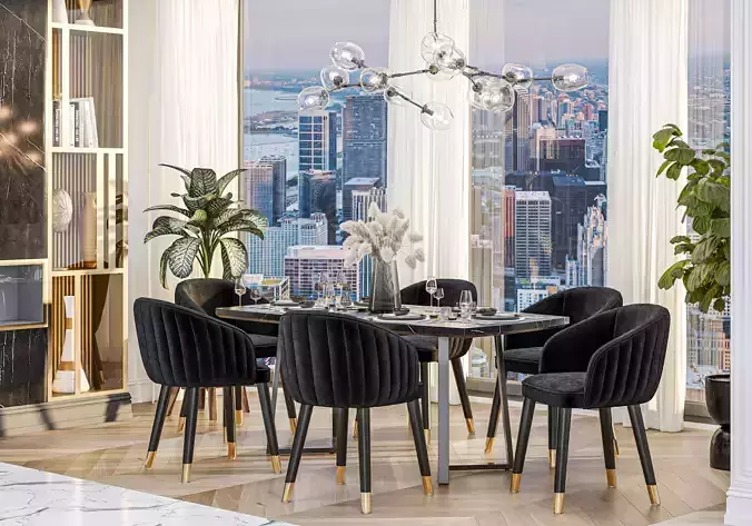 Dining Set By Honor Furniture