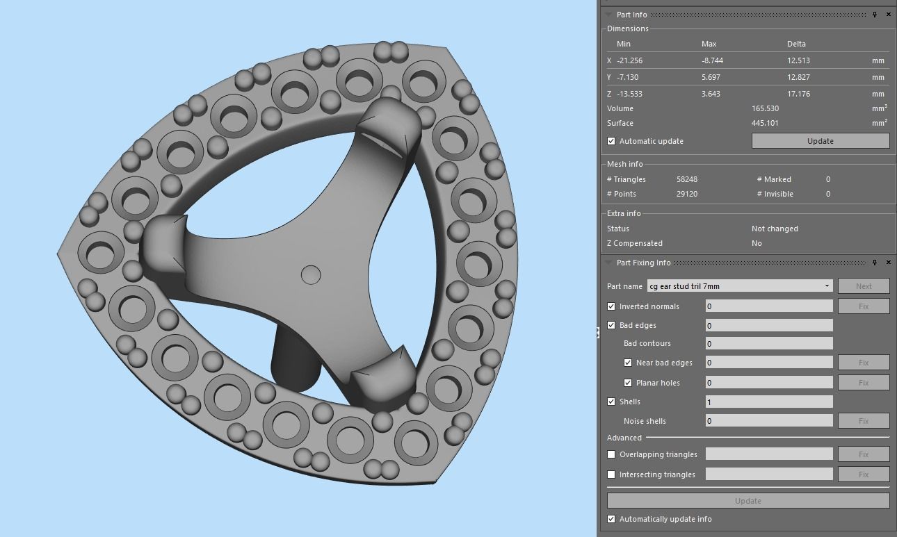 Halo Trillion Diamond Stud Earrings 3D print model_10