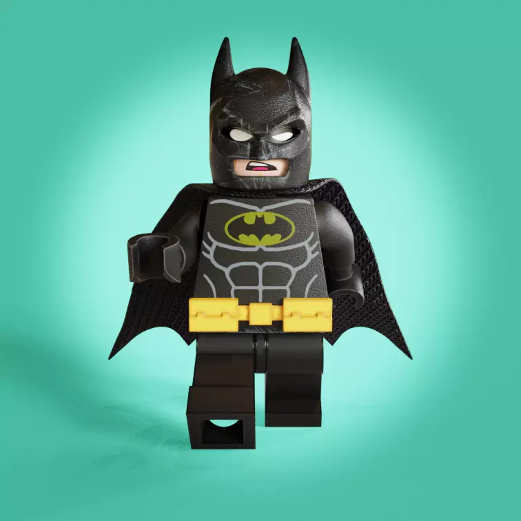 Lego Batman 3D model  3D model_0