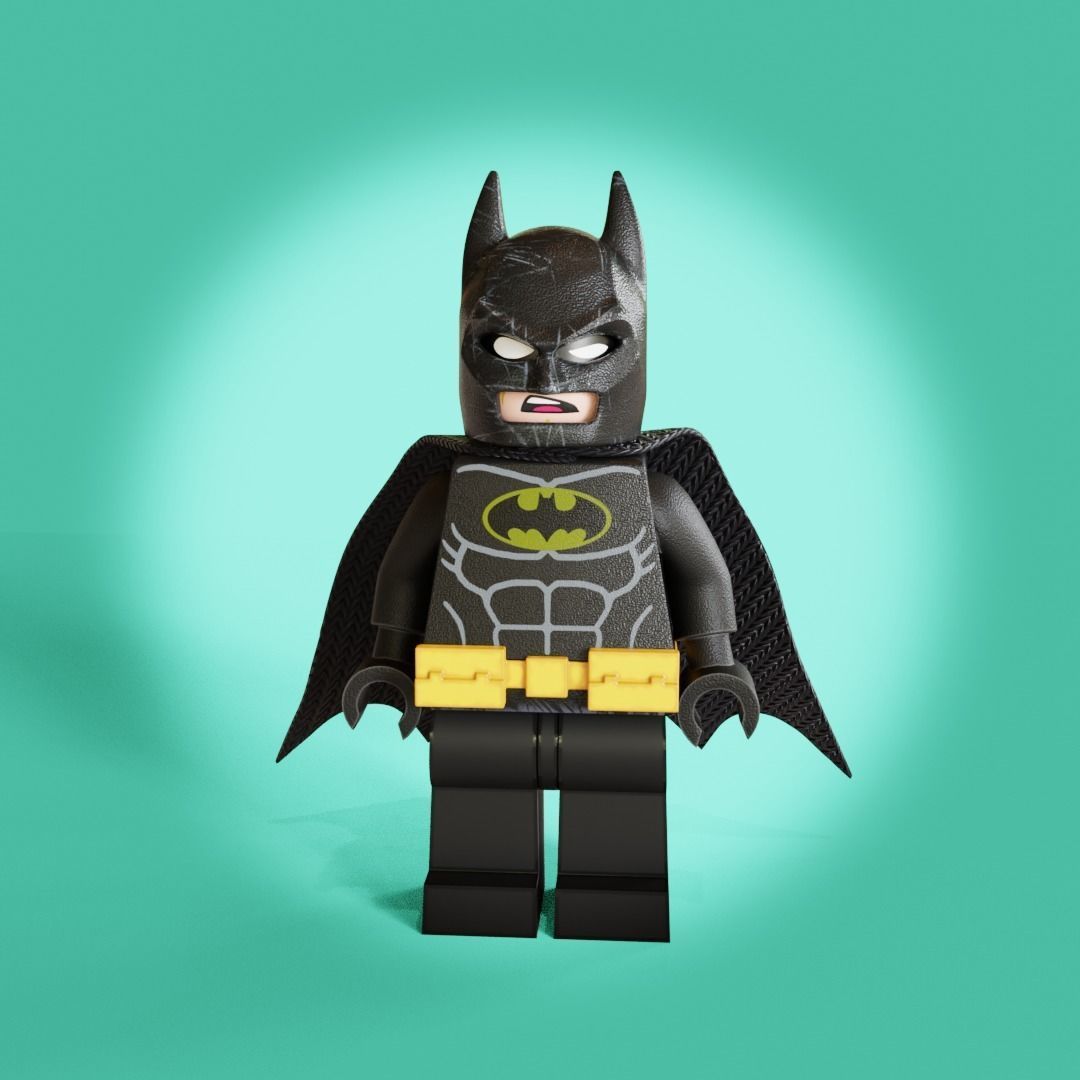 Lego Batman 3D model  3D model_4