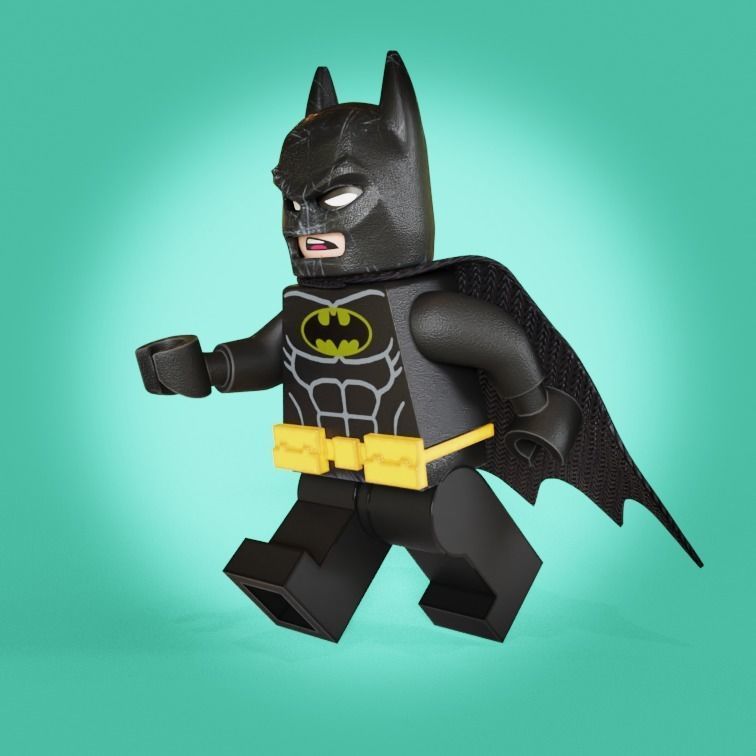 Lego Batman 3D model  3D model_2