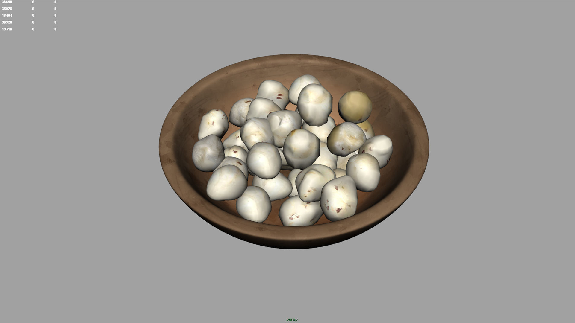 makhana Snacks Fox Nuts Lotus Seeds  3D model_7
