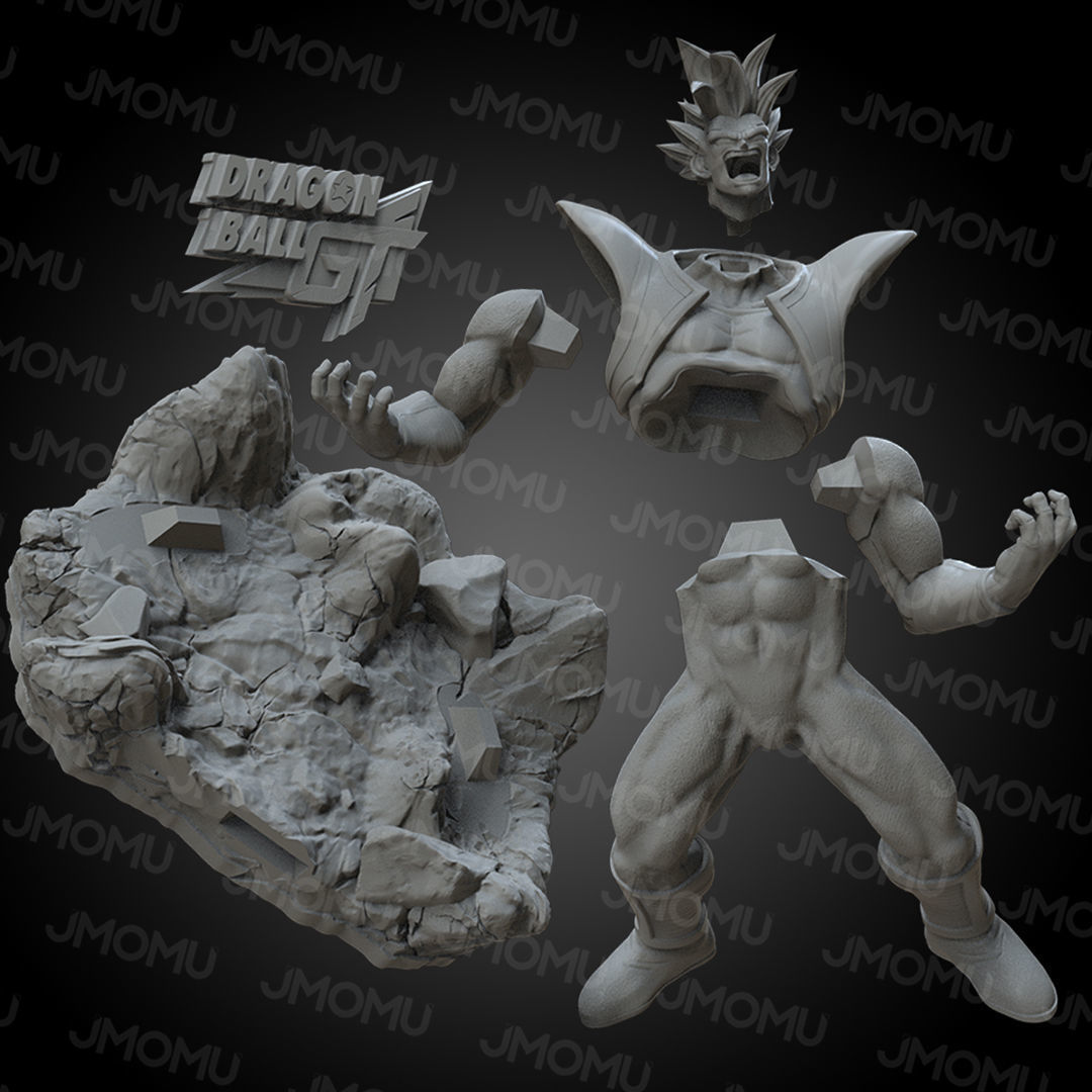 Vegeta Baby 3D print model_1