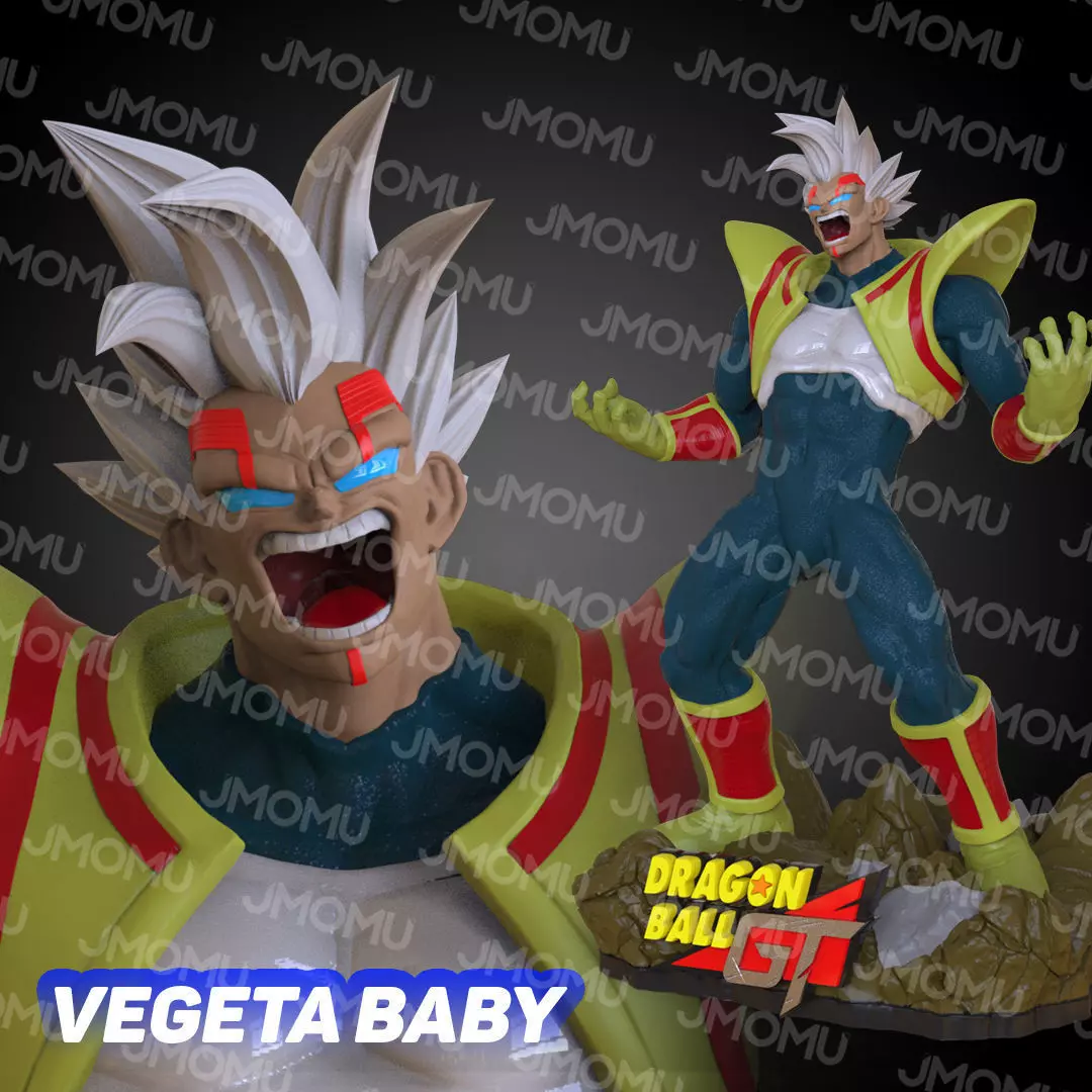 Vegeta Baby 3D print model_0