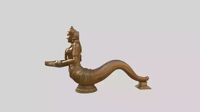 Puja Camphor Holder with Handle