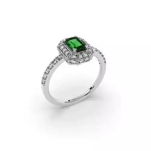 ENGAGEMENT RING - JEWELRY 3D - AN-585