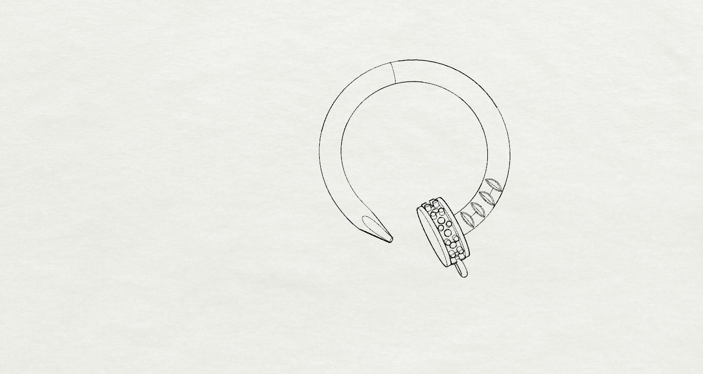 Pendant 3D print model_11