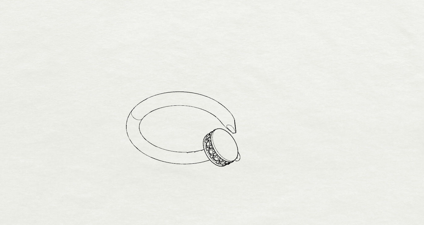 Pendant 3D print model_8