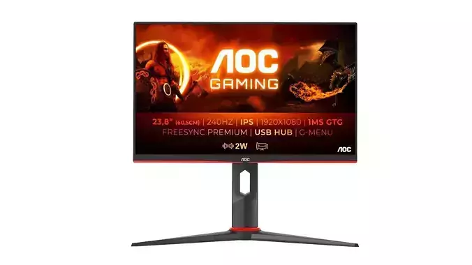 AOC Gaming C24G2UBK - Monitor  3D model