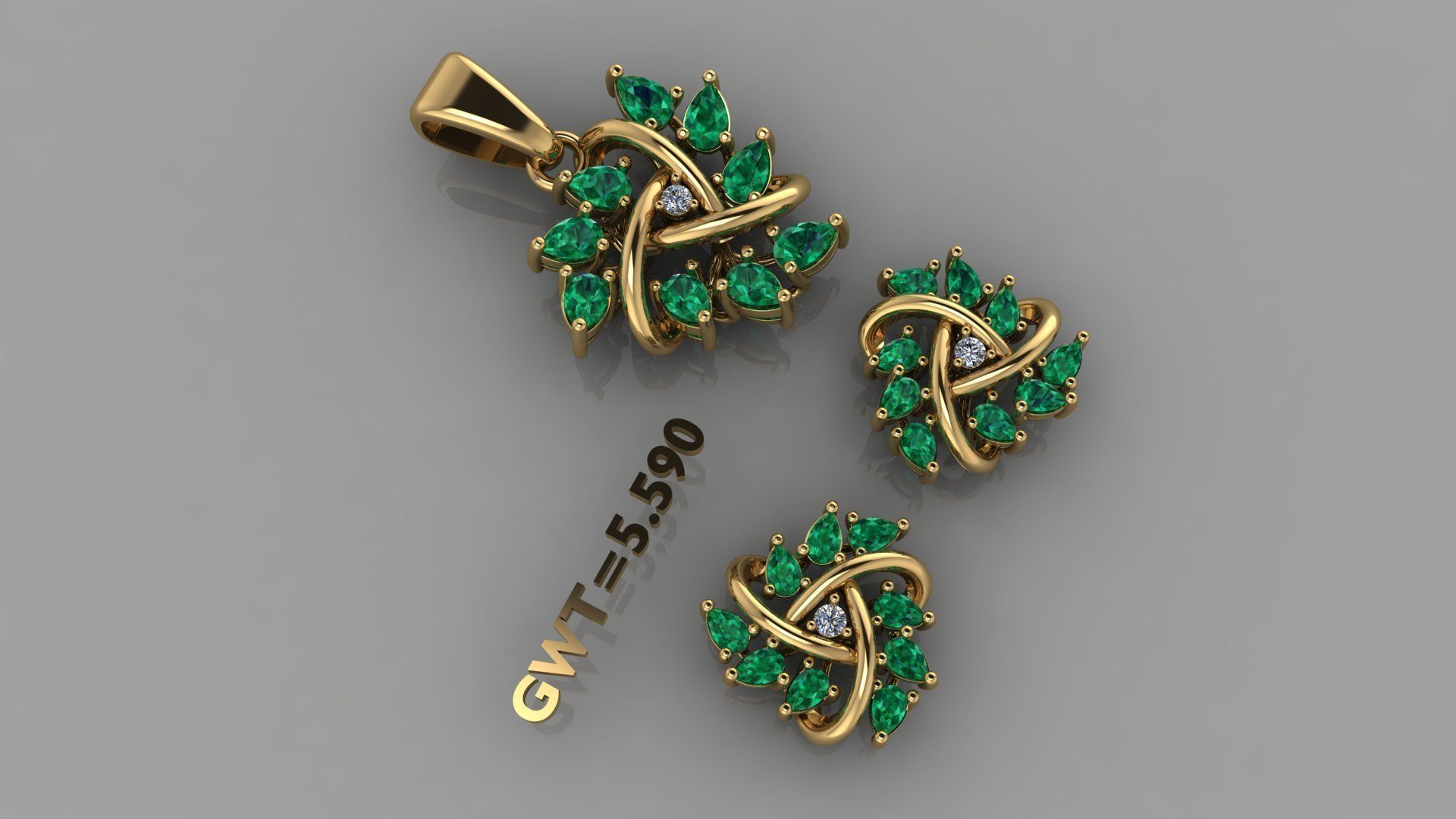 FASHION PENDENT 3D print model_2