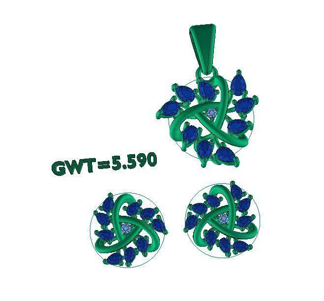 FASHION PENDENT 3D print model_4