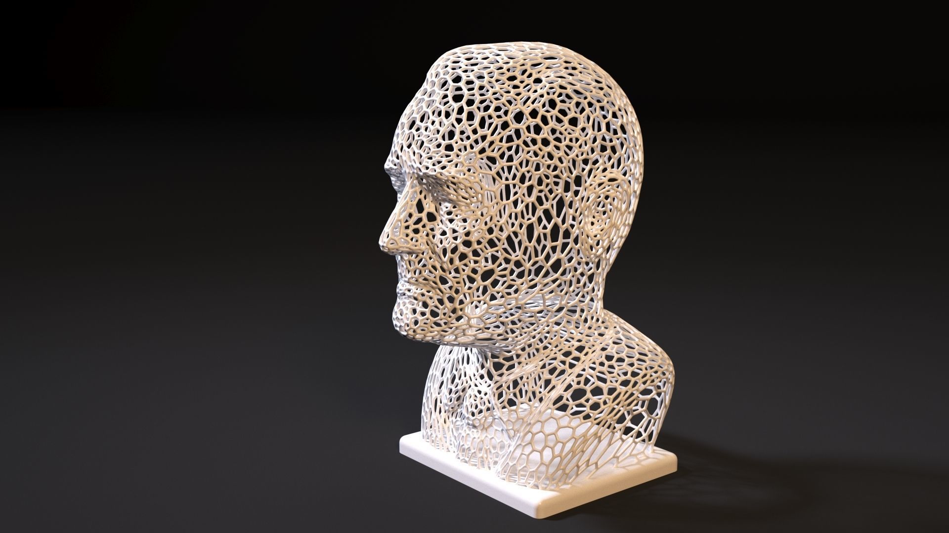 Franklin Delano Roosevelt 3D print model_1