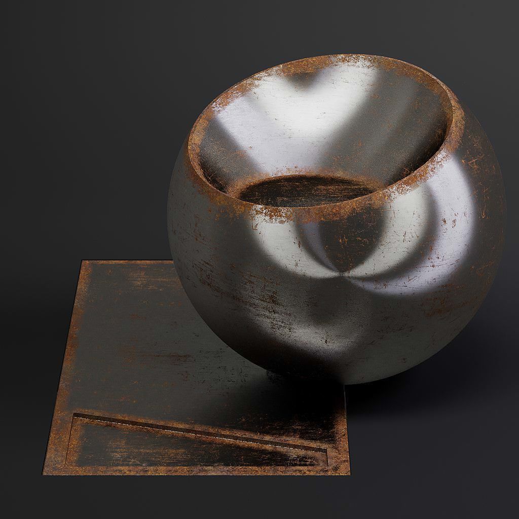 Metal vol03 Corroded 8K Seamless PBR Materials Texture_46