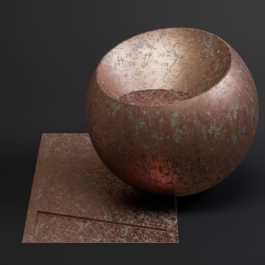 Metal vol03 Corroded 8K Seamless PBR Materials Texture_34