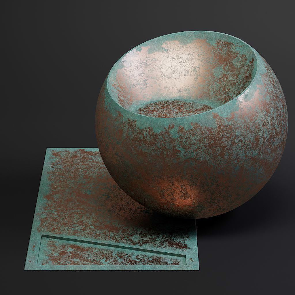 Metal vol03 Corroded 8K Seamless PBR Materials Texture_35