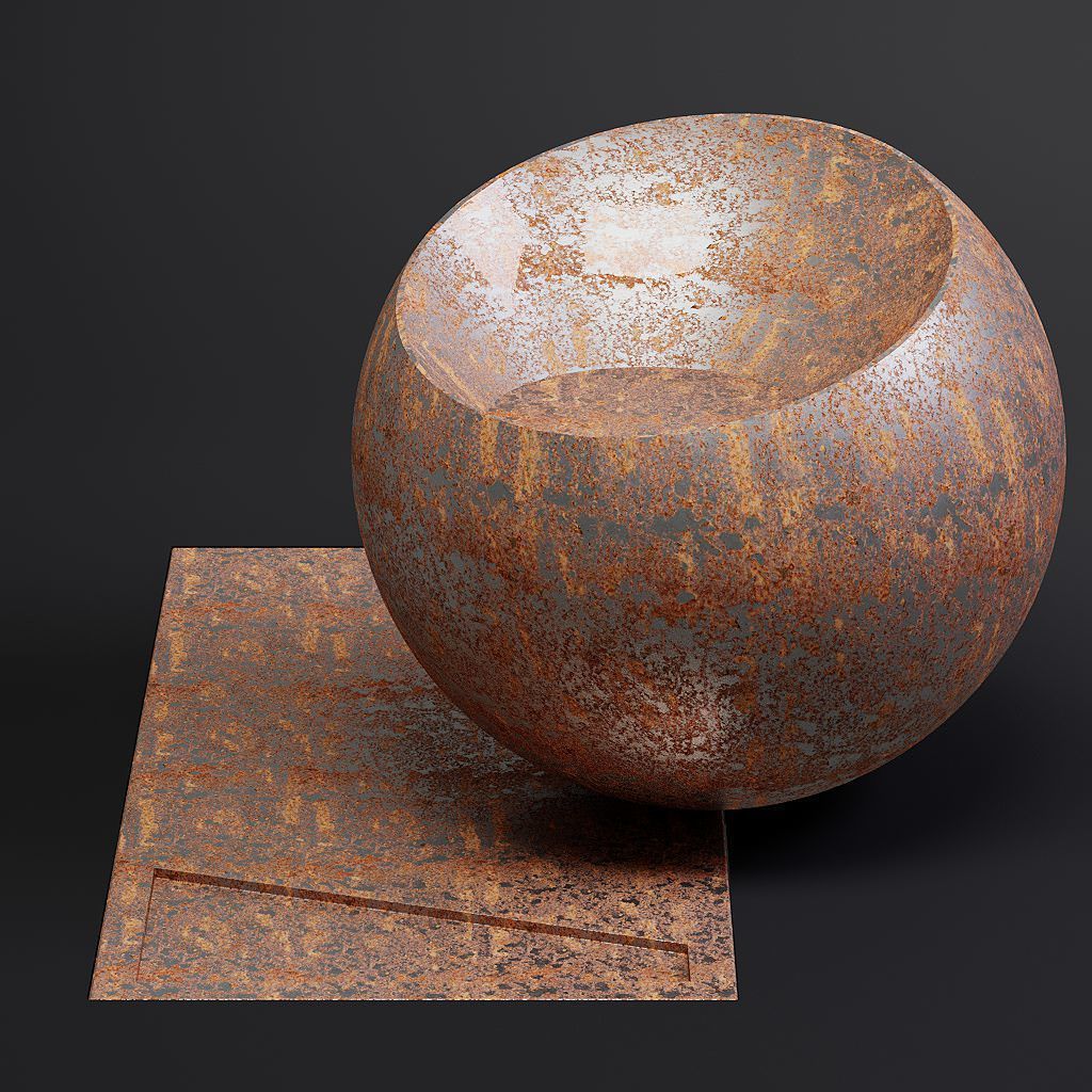 Metal vol03 Corroded 8K Seamless PBR Materials Texture_30
