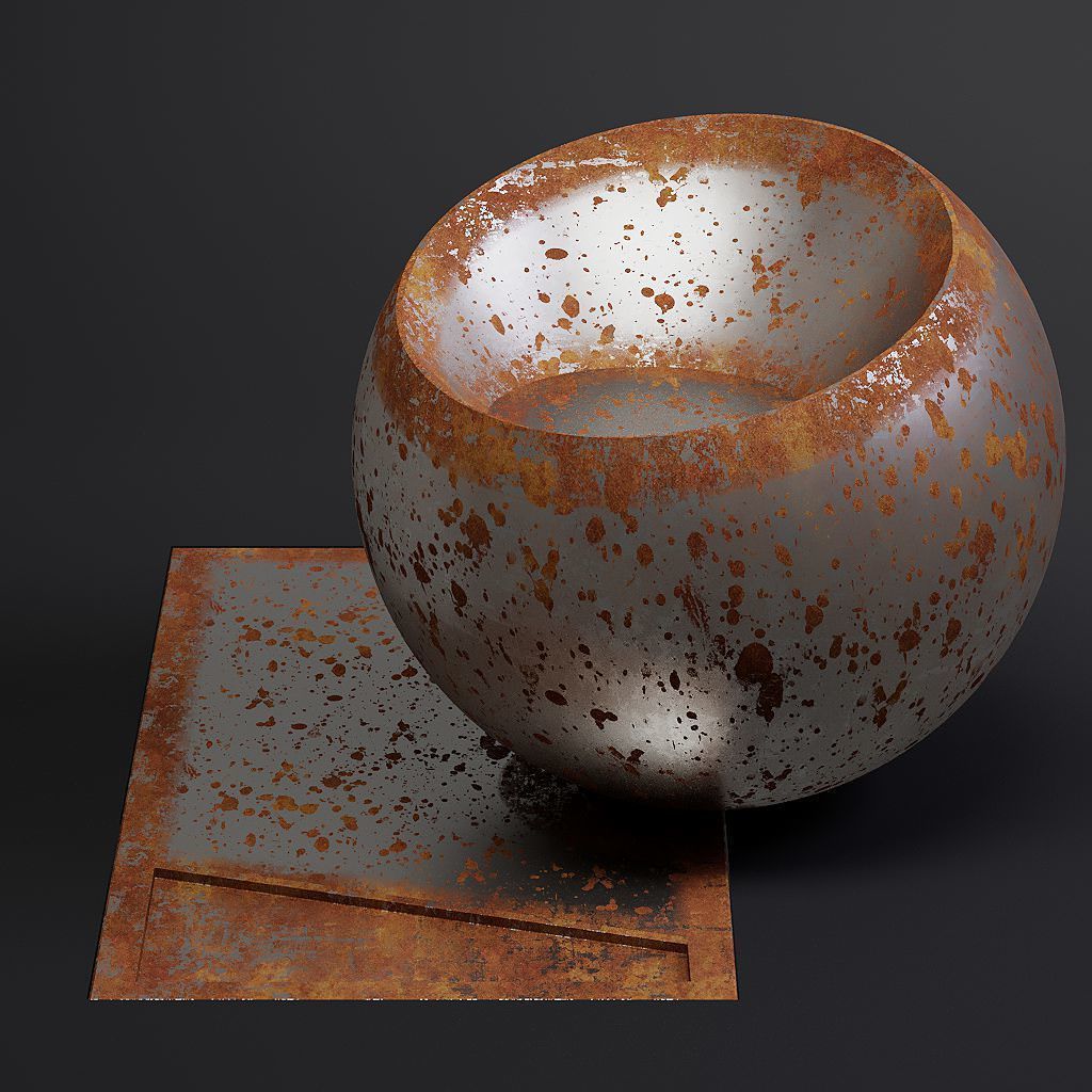 Metal vol03 Corroded 8K Seamless PBR Materials Texture_18