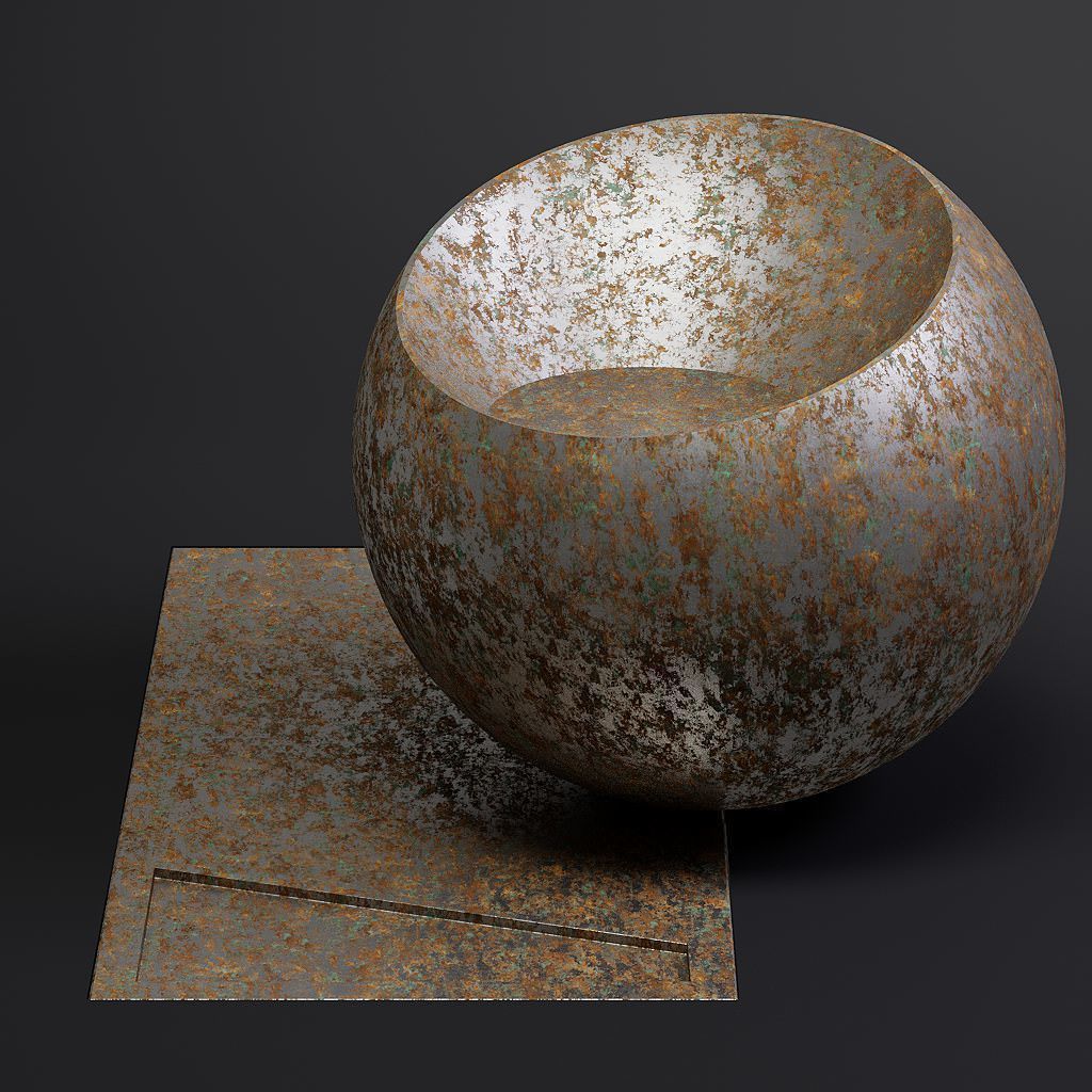 Metal vol03 Corroded 8K Seamless PBR Materials Texture_33