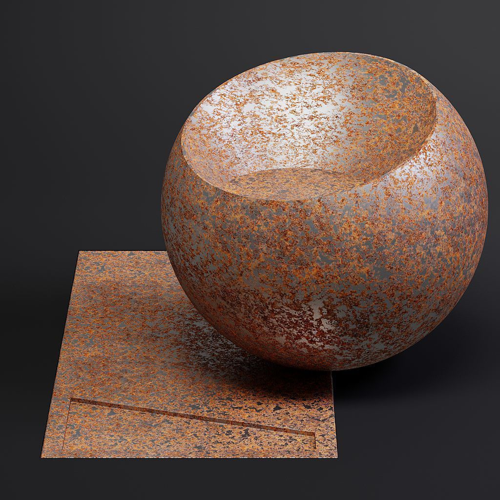 Metal vol03 Corroded 8K Seamless PBR Materials Texture_28