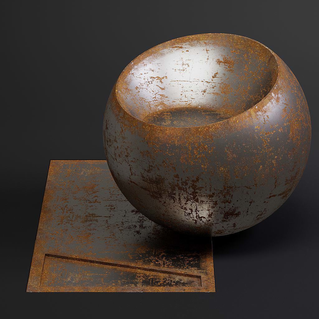 Metal vol03 Corroded 8K Seamless PBR Materials Texture_1