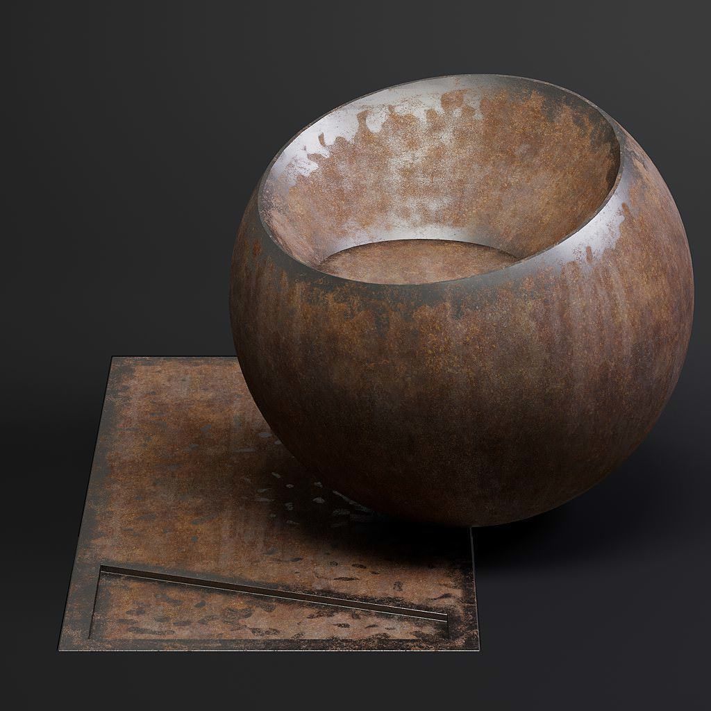 Metal vol03 Corroded 8K Seamless PBR Materials Texture_22