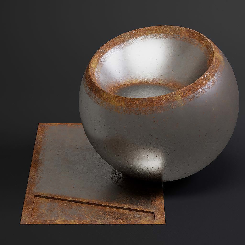 Metal vol03 Corroded 8K Seamless PBR Materials Texture_9
