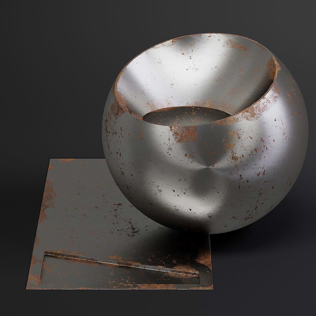 Metal vol03 Corroded 8K Seamless PBR Materials Texture_10