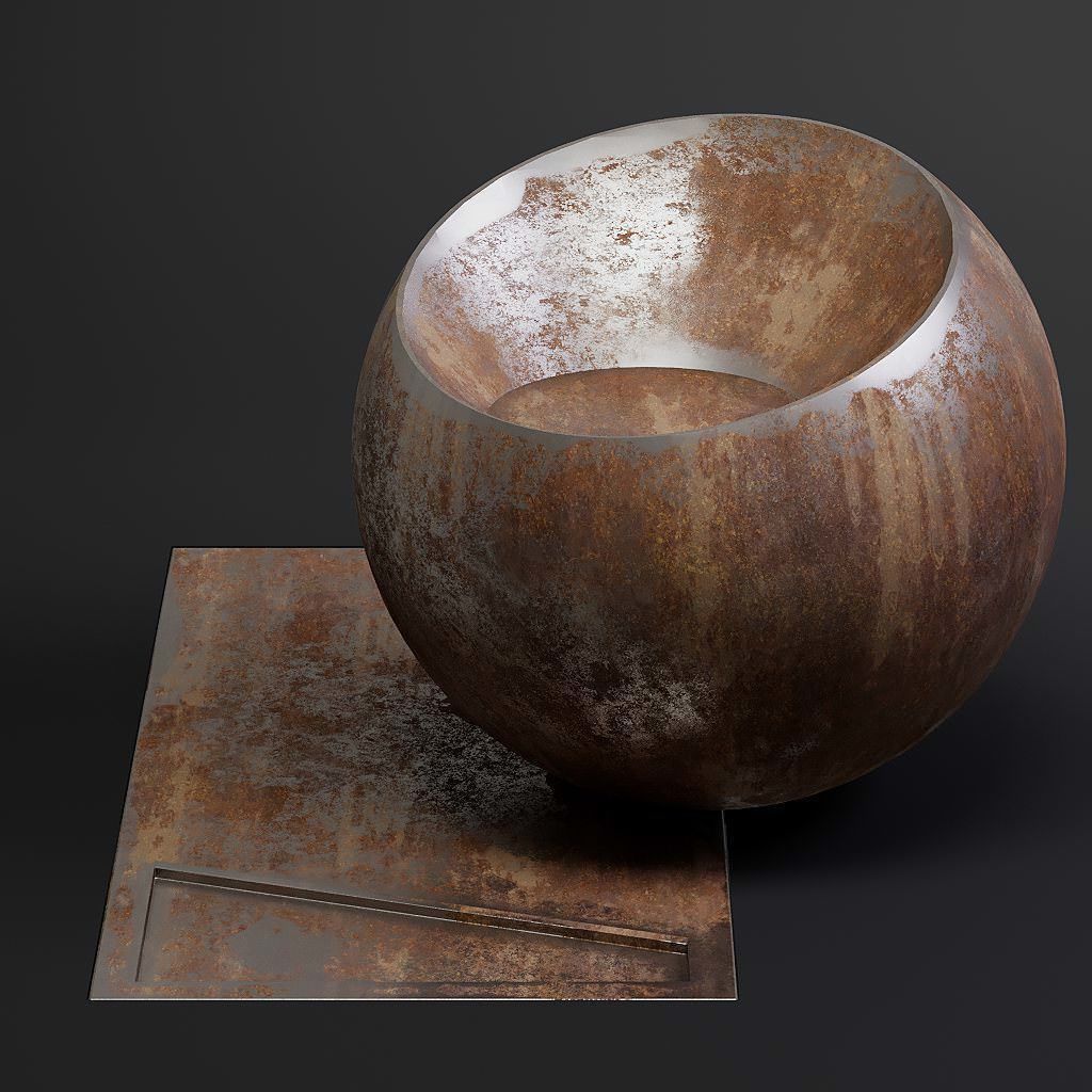 Metal vol03 Corroded 8K Seamless PBR Materials Texture_19