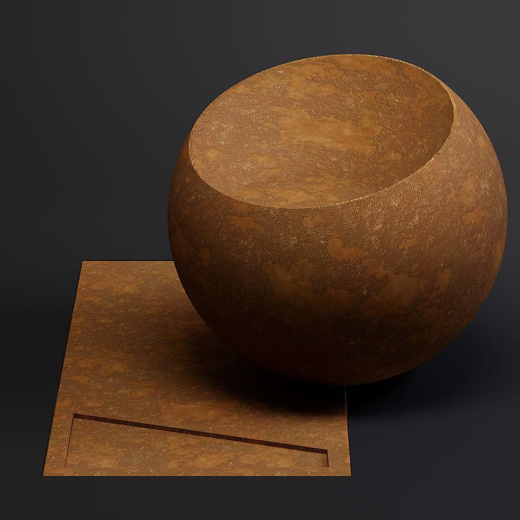 Metal vol03 Corroded 8K Seamless PBR Materials Texture_6