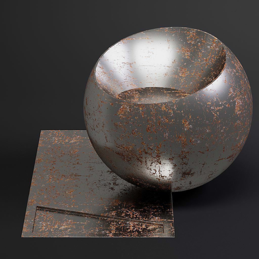 Metal vol03 Corroded 8K Seamless PBR Materials Texture_48