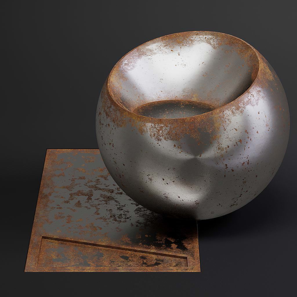 Metal vol03 Corroded 8K Seamless PBR Materials Texture_11